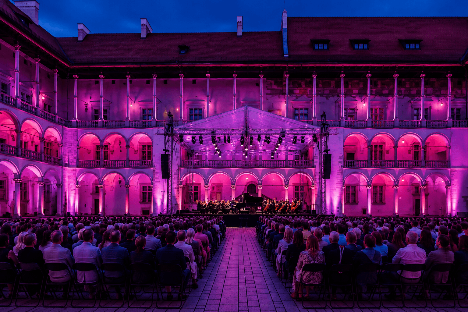 Wawel i skymningen 2026 – konserter i Kraków