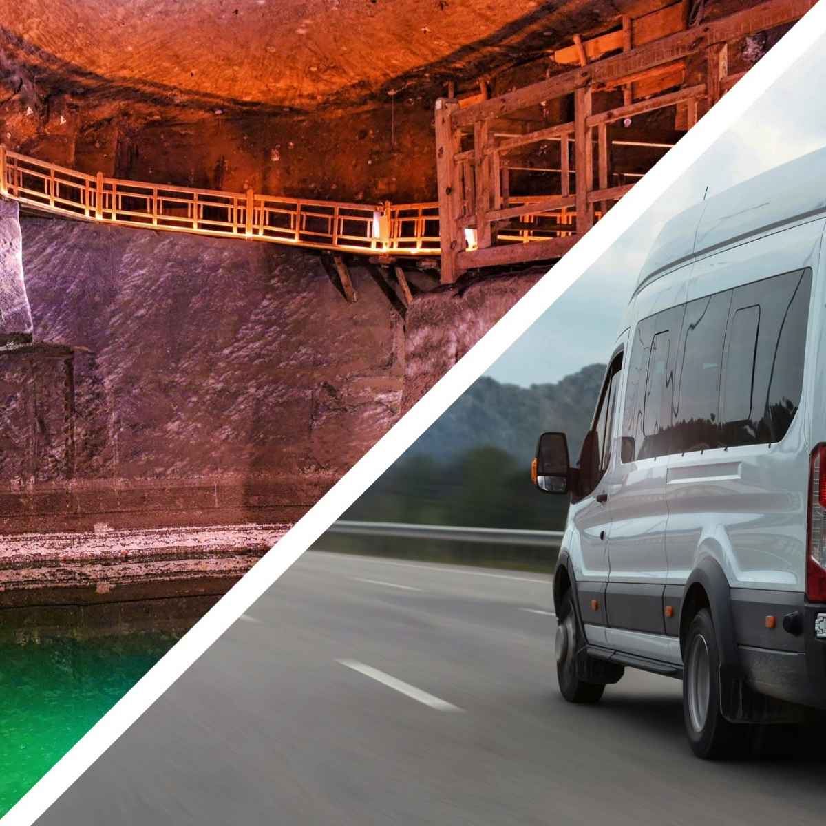 Transport från Krakow till Wieliczka saltgruva