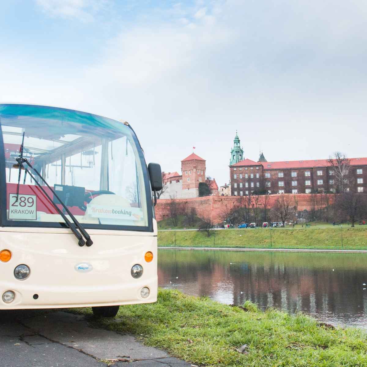 Rundtur i Krakow med elbil Melex, sightseeing i Krakow
