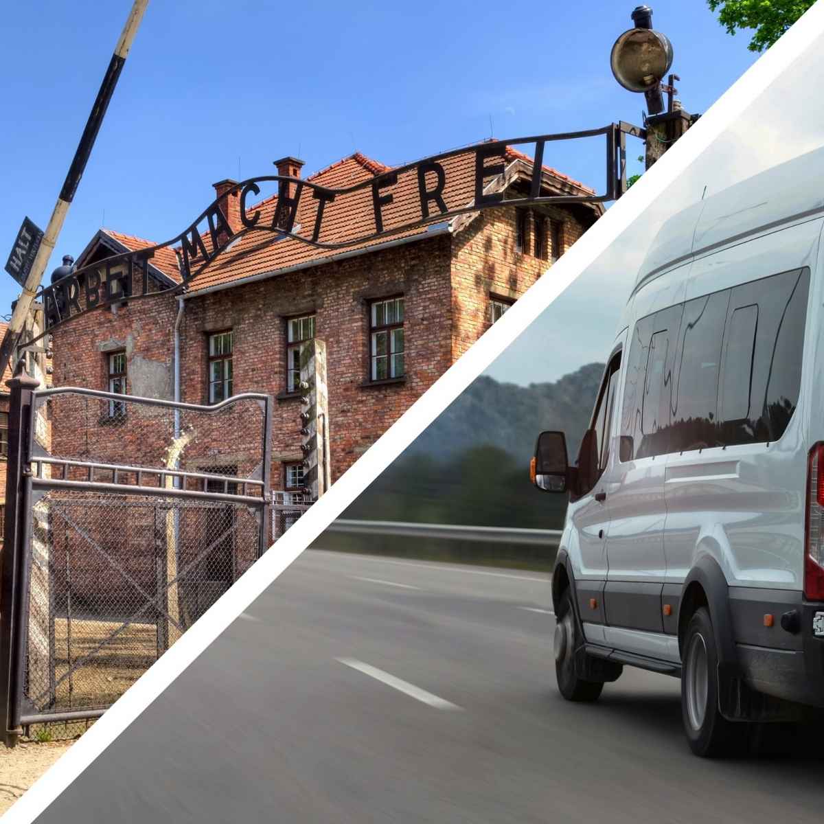 Auschwitz-Birkenau museum- och minnesplats, privat överföring från Krakow